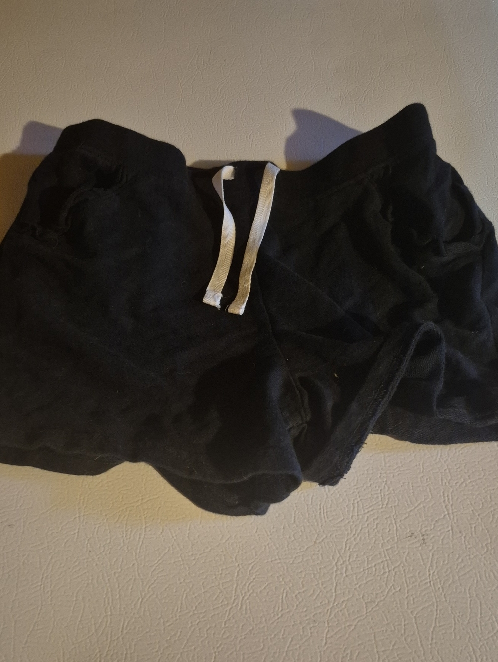 Carter's Black Kids Drawstring Shorts with White Tie